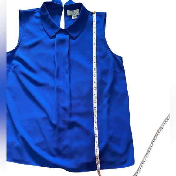CeCe Women’s Sleeveless Collared Top Size Small - Picture 5 of 9